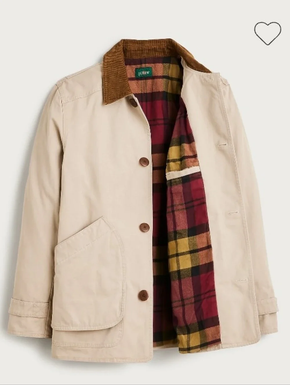 J. Crew 1983 Barn Jacket - Scout Khaki (Tan)
